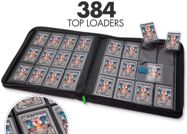 Raccoglitore da 384 toploder per carte collezionabili